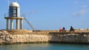 A corner of a marina in Portomaso, Malta on a sunny day