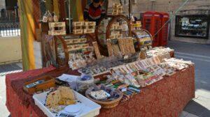 Traditional Maltese nougat candies on display