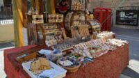 Traditional Maltese nougat candies on display