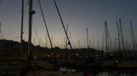 The Birgu Marina at night