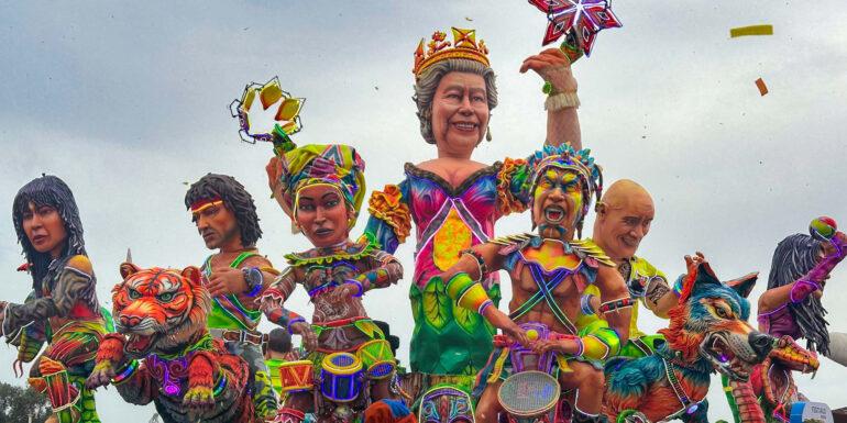 Float at the 2025 Valletta Carnival