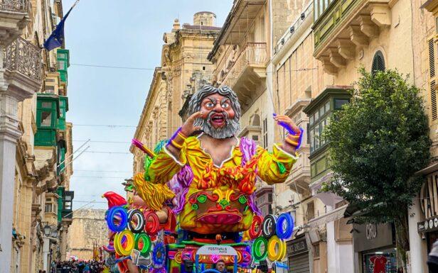 lovemalta float valletta carnival 2025 streets